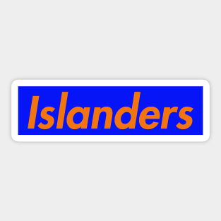 Islanders Supreme Style Shirt Sticker